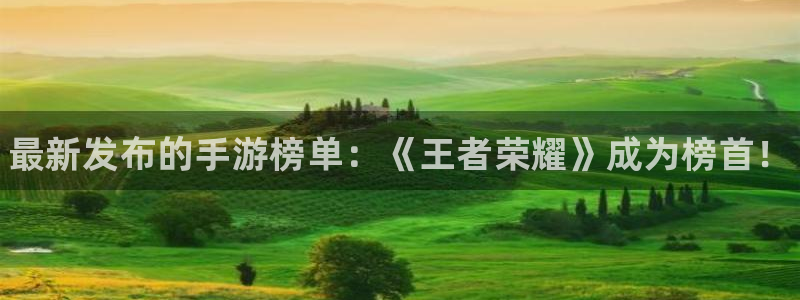 鼎点娱乐app：最新发布的手游榜单：《王者荣耀》成为榜首！